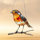 Maxbell 2D Bird Hanging Ornament Cherry Blossom Wall Art Decor for Cafe Indoor Porch