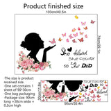 Maxbell Girl Butterfly Wall Sticker Inspirational Quotes for Bedroom Kids Girls Room