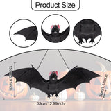 Maxbell Halloween Hanging Bat Creepy Halloween Decor for Indoor Outdoor Party Garden