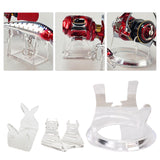 Maxbell Acrylic Fishing Lure Display Stand for Retail Stable Organizer Storage Stand