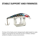 Maxbell Acrylic Fishing Lure Display Stand for Retail Stable Organizer Storage Stand