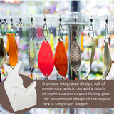 Maxbell Acrylic Fishing Lure Display Stand for Retail Stable Organizer Storage Stand