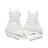 Maxbell Acrylic Fishing Reel Display Stand Fishing Tackle Holder 5cm L x 5cm W Clear