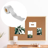 Maxbell Glitter Classroom Borders Art 32.8ft for Chalkboard Kindergarten White Board Silver