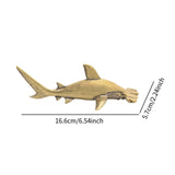 Maxbell Brass Hammerhead Shark Figurine 16.6 cm Ornament Gift Desk Statue Decoration