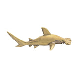 Maxbell Brass Hammerhead Shark Figurine 16.6 cm Ornament Gift Desk Statue Decoration