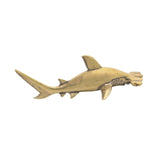 Maxbell Brass Hammerhead Shark Figurine 16.6 cm Ornament Gift Desk Statue Decoration