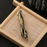 Maxbell Brass Squid Tea Pet Table Collectible Figurine Decoration Tiny Desk Ornament