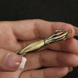 Maxbell Brass Squid Tea Pet Table Collectible Figurine Decoration Tiny Desk Ornament