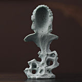 Maxbell Buddha Statue Crafts Collectible Sculpture for Bookshelf Office Coffee Table 7.5cmx5cmx15cm