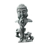 Maxbell Buddha Statue Crafts Collectible Sculpture for Bookshelf Office Coffee Table 7.5cmx5cmx15cm