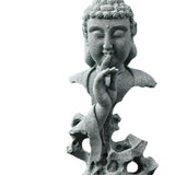Maxbell Buddha Statue Crafts Collectible Sculpture for Bookshelf Office Coffee Table 7.5cmx5cmx15cm