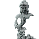 Maxbell Buddha Statue Crafts Collectible Sculpture for Bookshelf Office Coffee Table 8.5cmx4.5cmx15cm