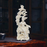 Maxbell Guanyin Statue Craving Feng Shui Sculpture for Bedroom Table Desk Decoration