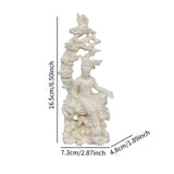 Maxbell Guanyin Statue Craving Feng Shui Sculpture for Bedroom Table Desk Decoration