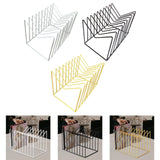 Maxbell Desk File Organizer Book End Decor File Sorter for Bedroom Stationery School White