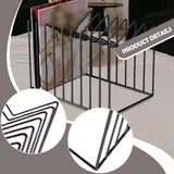 Maxbell Desk File Organizer Book End Decor File Sorter for Bedroom Stationery School Black
