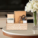 Maxbell Wooden Desk Organizer Shelf File Organizer for Workspace Study Room Tabletop