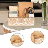 Maxbell Wooden Desk Organizer Shelf File Organizer for Workspace Study Room Tabletop