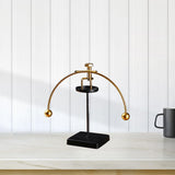 Maxbell Balance Toy Swing Collection Iron Home with Base Store Balancing Science Gold