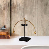 Maxbell Balance Toy Swing Collection Iron Home with Base Store Balancing Science Gold