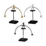 Maxbell Balance Toy Swing Collection Iron Home with Base Store Balancing Science Gold