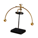 Maxbell Balance Toy Swing Collection Iron Home with Base Store Balancing Science Gold