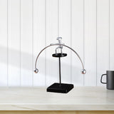 Maxbell Balance Toy Swing Collection Iron Home with Base Store Balancing Science Silver