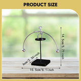 Maxbell Balance Toy Swing Collection Iron Home with Base Store Balancing Science Silver