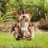 Maxbell 2D Acrylic Sign Religious Figure Garden Stake for Outside Backyard Farmhouse Jesus Figure