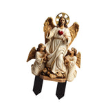 Maxbell 2D Acrylic Sign Religious Figure Garden Stake for Outside Backyard Farmhouse Jesus Figure