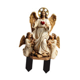 Maxbell 2D Acrylic Sign Religious Figure Garden Stake for Outside Backyard Farmhouse Jesus Figure