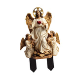 Maxbell 2D Acrylic Sign Religious Figure Garden Stake for Outside Backyard Farmhouse Jesus Figure
