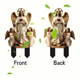 Maxbell 2D Acrylic Sign Religious Figure Garden Stake for Outside Backyard Farmhouse Jesus Figure