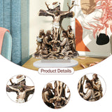 Maxbell Jesus Crucifix Cross Sign Novelty 2D Flat Acrylic for Restaurant Indoor Dorm