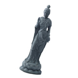 Maxbell Guan Yin Statue Ornament Craft Kuanyin Figurine for Fireplace Garden Outdoor