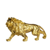 Maxbell Lion Statue Crafts Birthday Gift Animal Sculpture for Bedroom Indoor Desktop