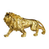 Maxbell Lion Statue Crafts Birthday Gift Animal Sculpture for Bedroom Indoor Desktop