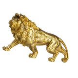 Maxbell Lion Statue Crafts Birthday Gift Animal Sculpture for Bedroom Indoor Desktop