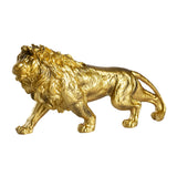 Maxbell Lion Statue Crafts Birthday Gift Animal Sculpture for Bedroom Indoor Desktop