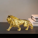 Maxbell Lion Statue Crafts Birthday Gift Animal Sculpture for Bedroom Indoor Desktop