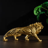 Maxbell Lion Statue Crafts Birthday Gift Animal Sculpture for Bedroom Indoor Desktop