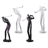 Maxbell Golf Themed Figurine Aesthetic Human Sculpture for Room Wedding Housewaiming 813B