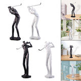 Maxbell Golf Themed Figurine Aesthetic Human Sculpture for Room Wedding Housewaiming 813B