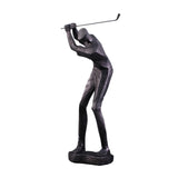 Maxbell Golf Themed Figurine Aesthetic Human Sculpture for Room Wedding Housewaiming 813B