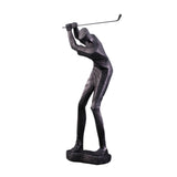 Maxbell Golf Themed Figurine Aesthetic Human Sculpture for Room Wedding Housewaiming 813B