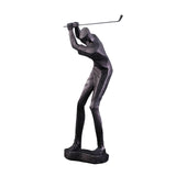 Maxbell Golf Themed Figurine Aesthetic Human Sculpture for Room Wedding Housewaiming 813B
