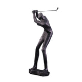 Maxbell Golf Themed Figurine Aesthetic Human Sculpture for Room Wedding Housewaiming 813B