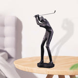 Maxbell Golf Themed Figurine Aesthetic Human Sculpture for Room Wedding Housewaiming 813B