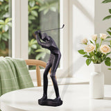 Maxbell Golf Themed Figurine Aesthetic Human Sculpture for Room Wedding Housewaiming 813B